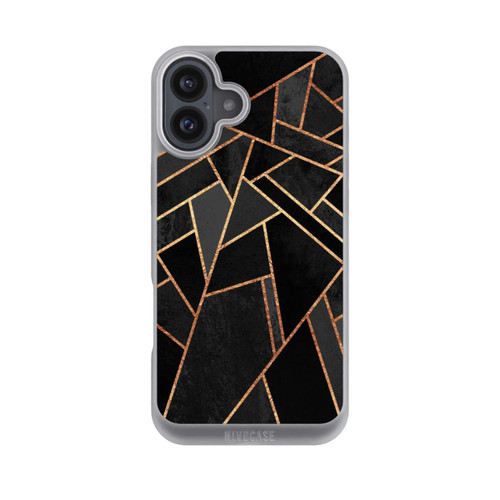 Apple iPhone 16 Plus NIVOpure Schwarze Nacht Gold Druck