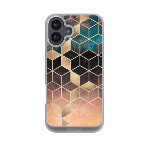 Apple iPhone 16 Plus NIVOpure Ombre Traum Würfel Gold Druck