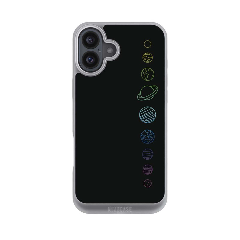 iPhone 16 Plus NIVOpure Planètes colorées