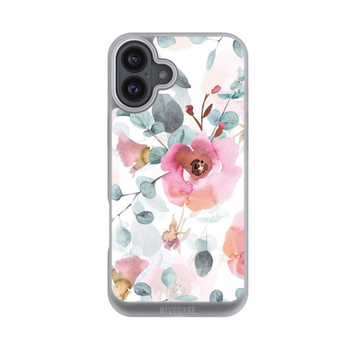 Apple iPhone 16 Plus NIVOpure Aquarell Blumentapete