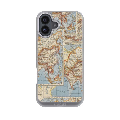 Apple iPhone 16 Plus NIVOpure World Map Vintage
