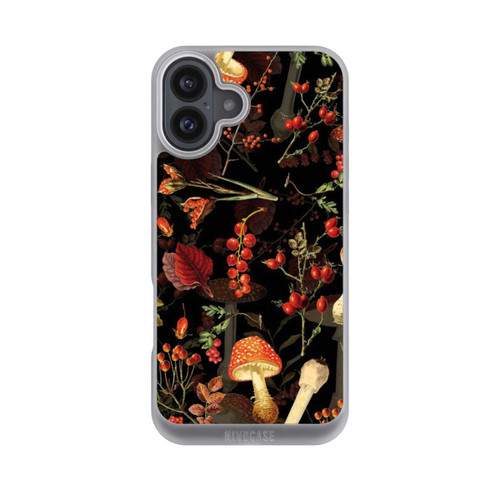 Apple iPhone 16 Plus NIVOpure Mushroom Pattern Black