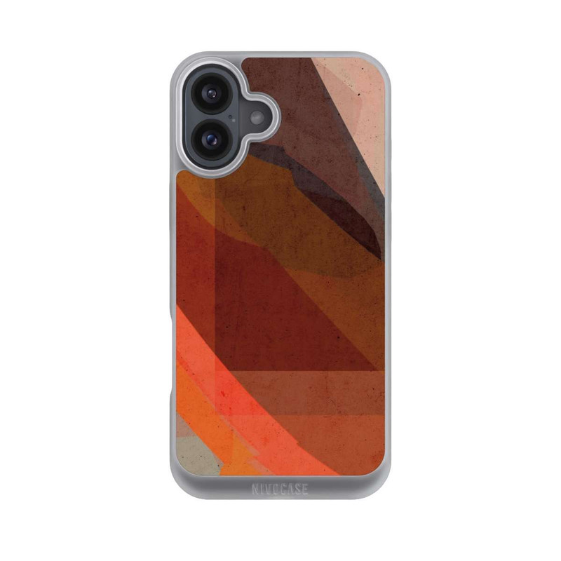 iPhone 16 Plus NIVOpure Welle Rostrot