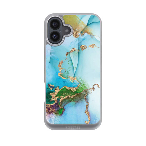 Apple iPhone 16 Plus NIVOpure Colourful Marble Glitterlook