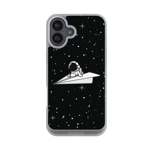 Apple iPhone 16 Plus NIVOpure Astronaut Paper Plane Comic