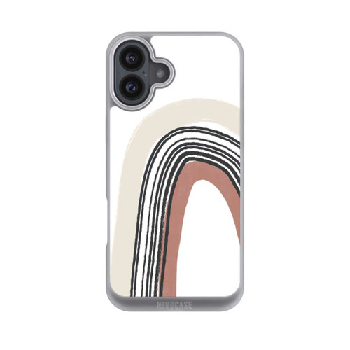 Apple iPhone 16 Plus NIVOpure Texturierter Regenbogen