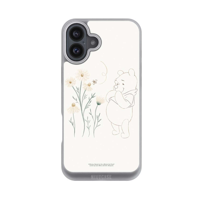 iPhone 16 Plus NIVOpure Winnie Puuh sieht sich Gänseblümchen an