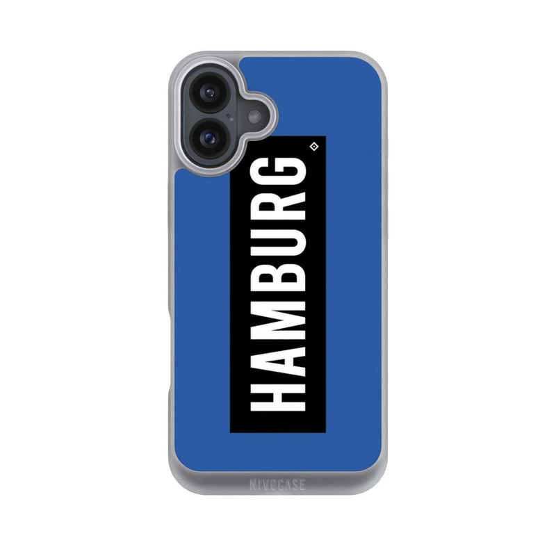 iPhone 16 Plus NIVOpure HSV Hamburg Schwarz Blau