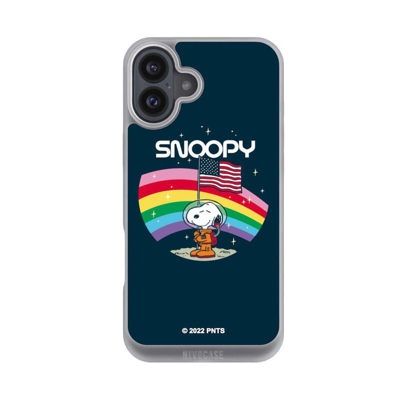iPhone 16 Plus NIVOpure Snoopy Space Traveller Rainbow