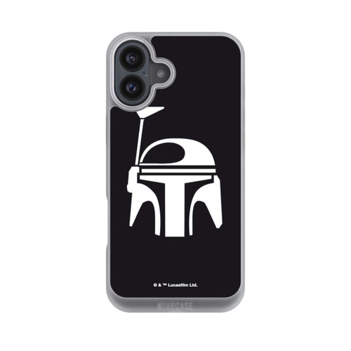 Apple iPhone 16 Plus NIVOpure Boba Fett Helm Schwarz