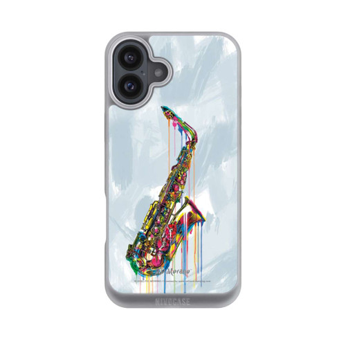 Apple iPhone 16 Plus NIVOpure Saxophone Art By P.D. Moreno