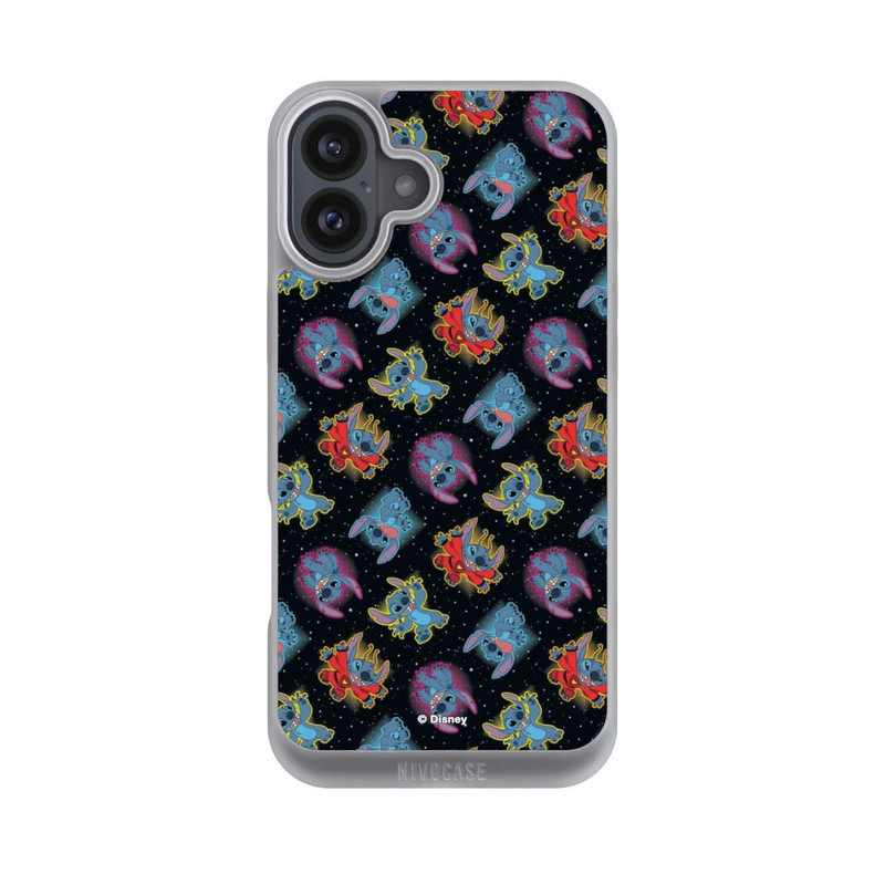 iPhone 16 Plus NIVOpure Stitch Pattern Black