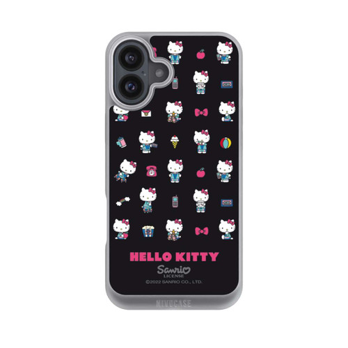 Apple iPhone 16 Plus NIVOpure Hello Kitty 90s Schwarz