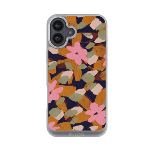 Apple iPhone 16 Plus NIVOpure Rosa Blüten-Muster