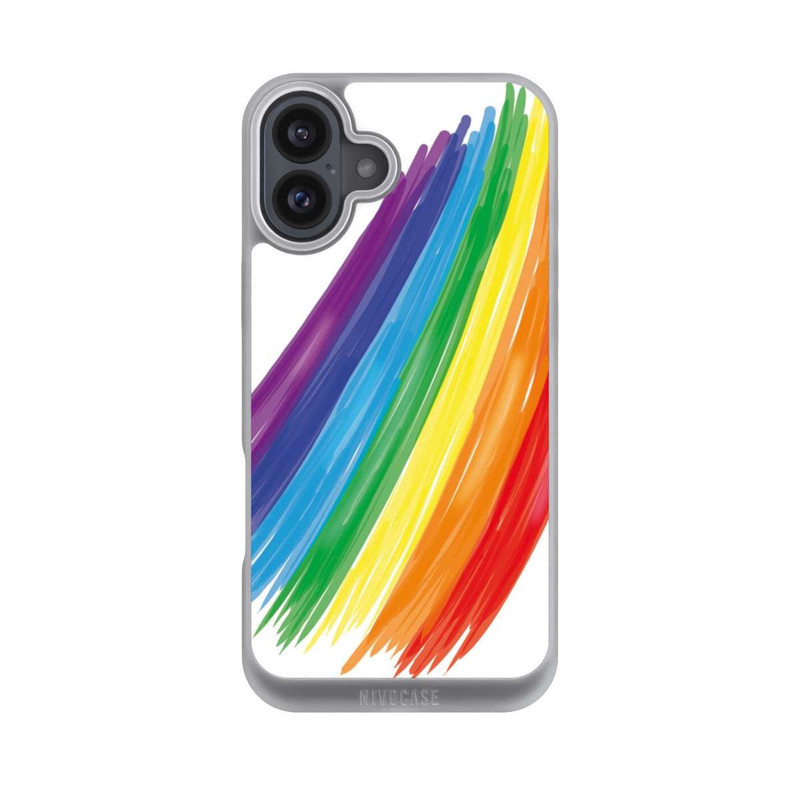 iPhone 16 Plus NIVOpure Rainbow Paint Brush
