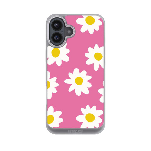 Apple iPhone 16 Plus NIVOpure Daisy Pink Pattern