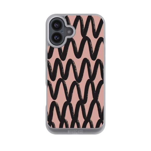 Apple iPhone 16 Plus NIVOpure Schwarzes Zickzack