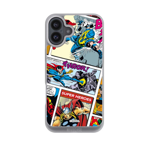 Apple iPhone 16 Plus NIVOpure Marvel Retro Comic Blue