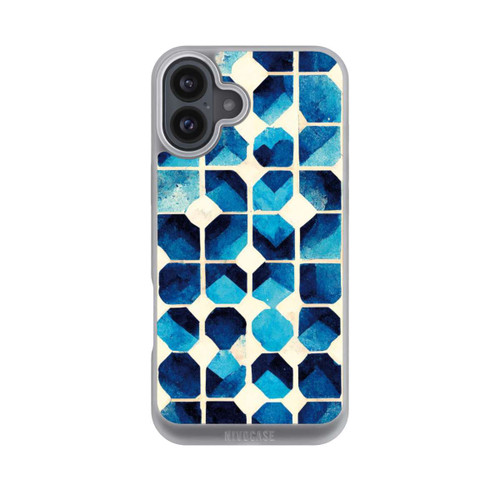 Apple iPhone 16 Plus NIVOpure Blaues Muster