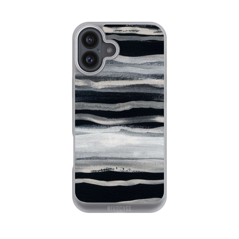 iPhone 16 Plus NIVOpure Abstrakte Pinselstriche 68
