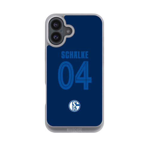 Apple iPhone 16 Plus NIVOpure Schalke 04 Dunkelblau