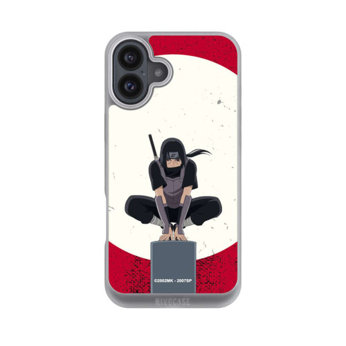Apple iPhone 16 Plus NIVOpure Itachi Uchiha Symbol Roter Hintergrund