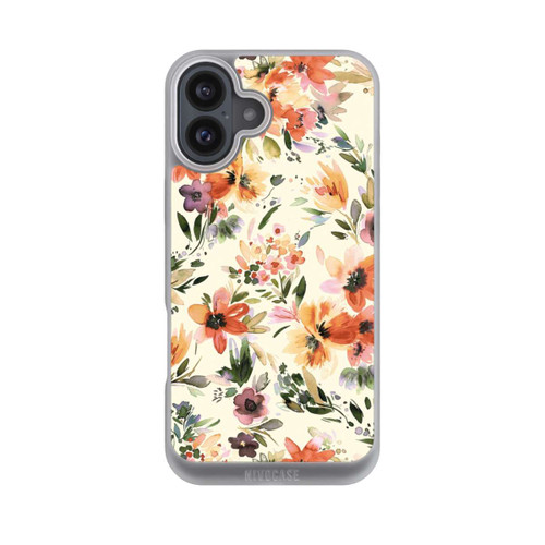 Apple iPhone 16 Plus NIVOpure Summer Artistic Flowers Ivory