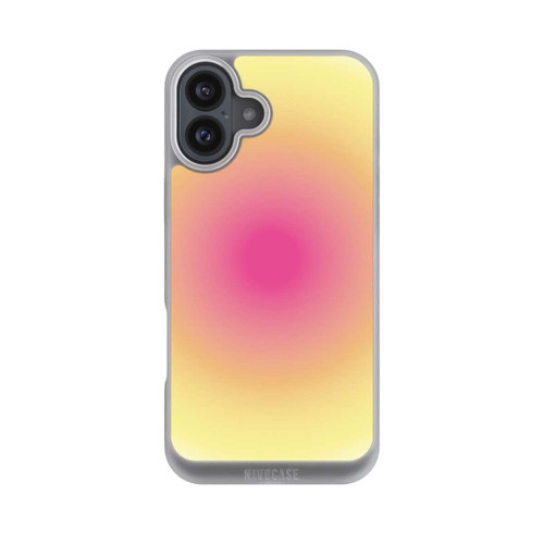 Apple iPhone 16 Plus NIVOpure Aura yellow pink circle