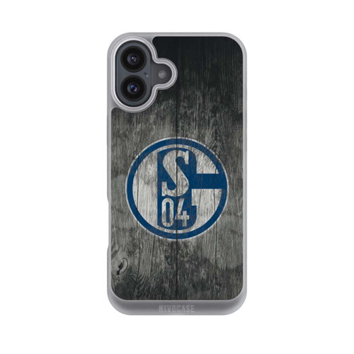 Apple iPhone 16 Plus NIVOpure Schalke 04 Holz Look