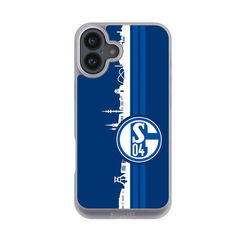 Apple iPhone 16 Plus NIVOpure Schalke 04 Skyline Blau