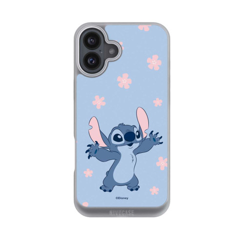 Apple iPhone 16 Plus NIVOpure Stitch Pastel Flowers Blue