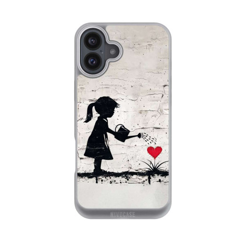 Apple iPhone 16 Plus NIVOpure Girl Watering Bunch of Flowers 