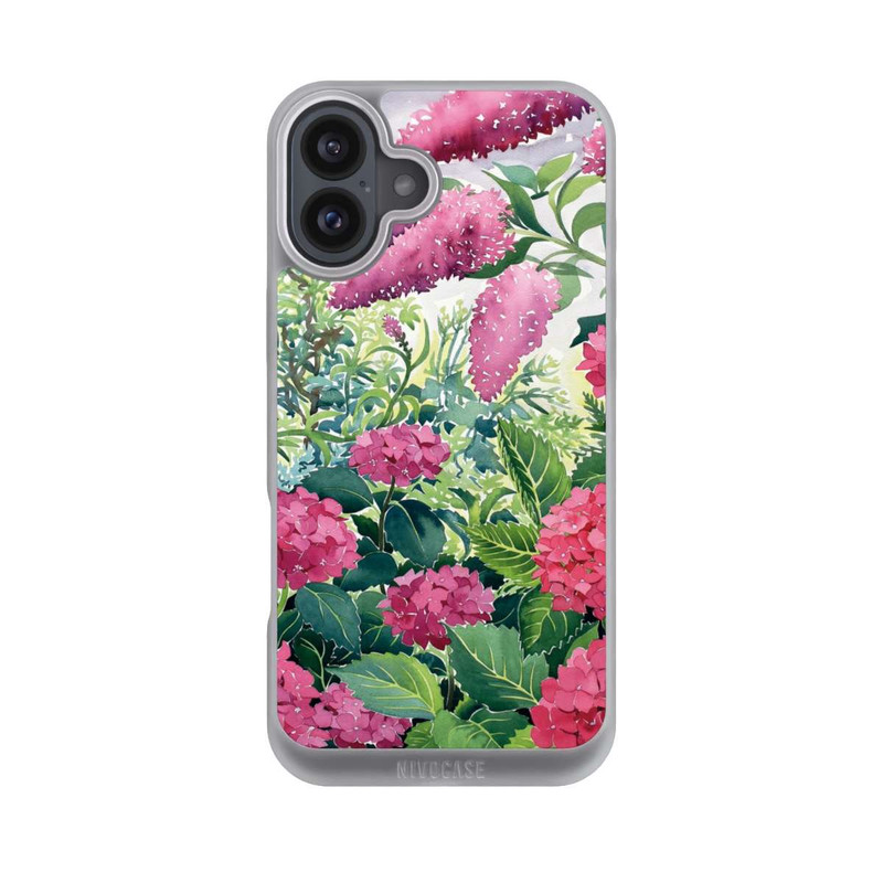iPhone 16 Plus NIVOpure Garden Hydrangeas and Buddleia by Christopher Ryland