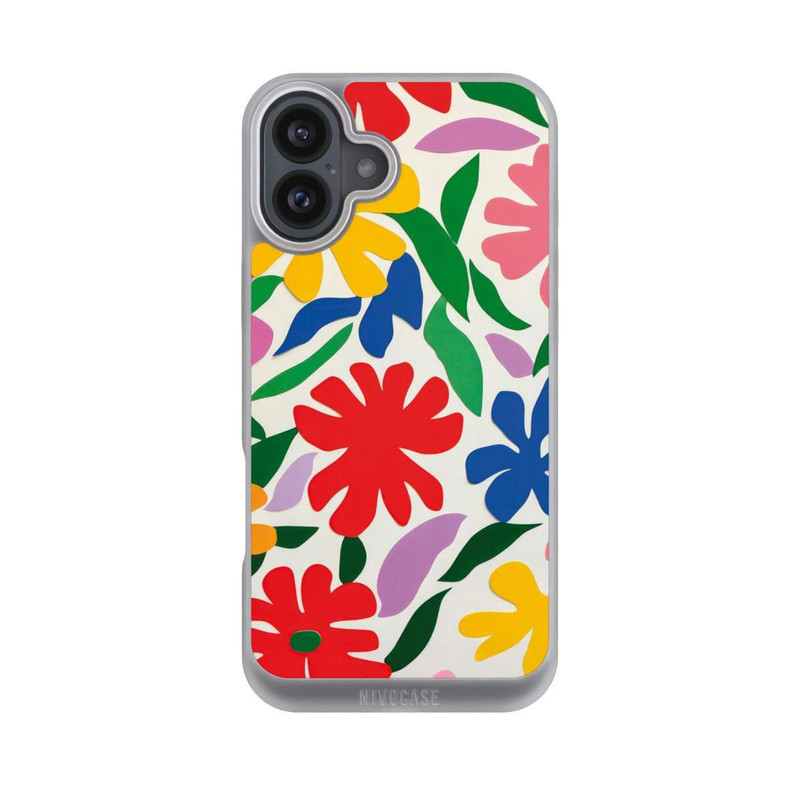 iPhone 16 Plus NIVOpure Blumenliebe Illustration