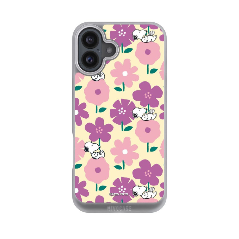 iPhone 16 Plus NIVOpure Peanuts Flower Pattern Yellow