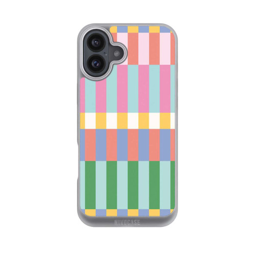 Apple iPhone 16 Plus NIVOpure Checked Theme Pastel