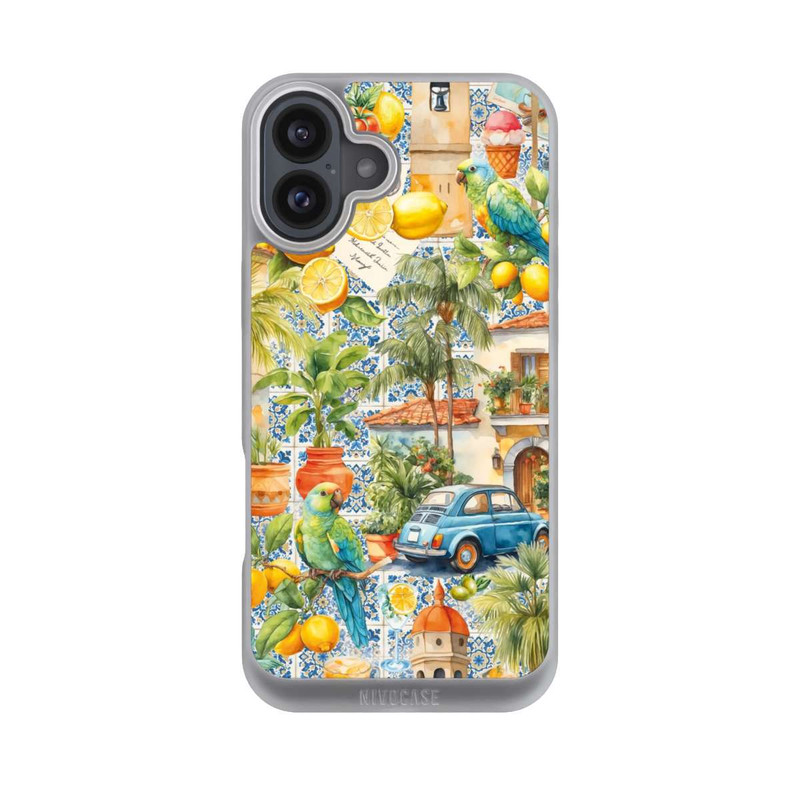 iPhone 16 Plus NIVOpure Whimsica Italian Travel Memories Mit KI