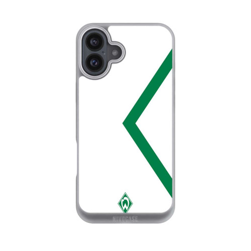 Apple iPhone 16 Plus NIVOpure Werder Bremen Rautenelement Grün