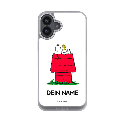 Apple iPhone 16 Plus NIVOpure Snoopy and Woodstock Classic Personalisierbar