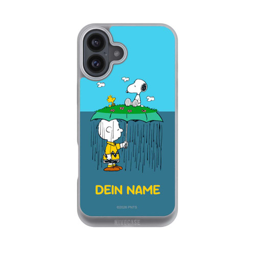 Apple iPhone 16 Plus NIVOpure Charlie Brown Regen Personalisierbar