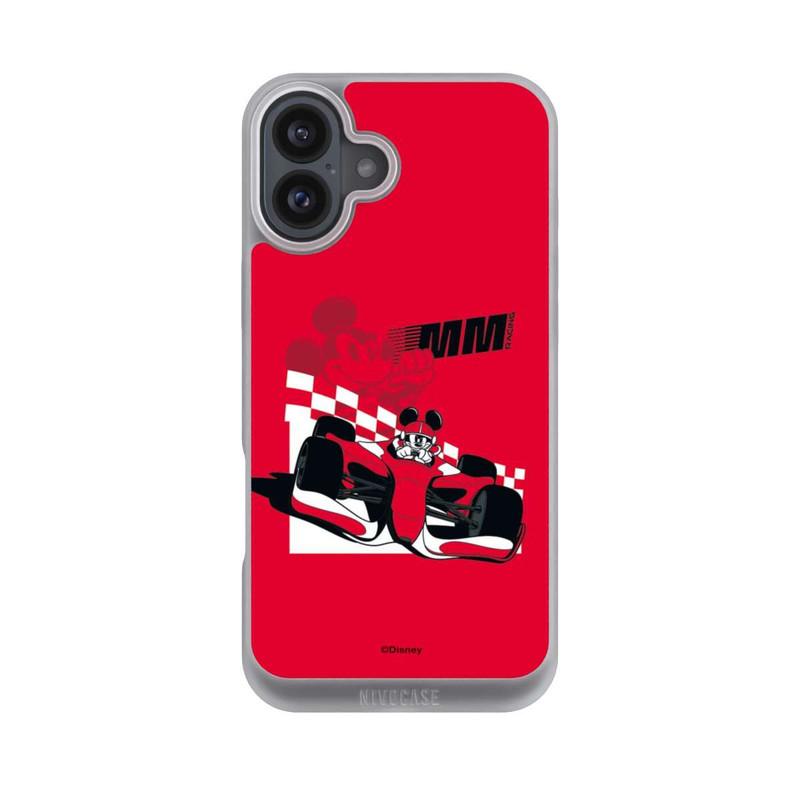 iPhone 16 Plus NIVOpure Mickey Mouse Racing Legend Red