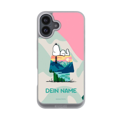 Apple iPhone 16 Plus NIVOpure Snoopy Outdoor Personalisierbar