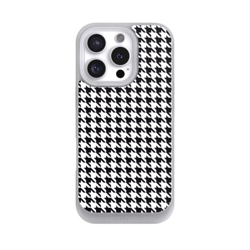 Apple iPhone 16 Pro NIVOpure Houndstooth black-white