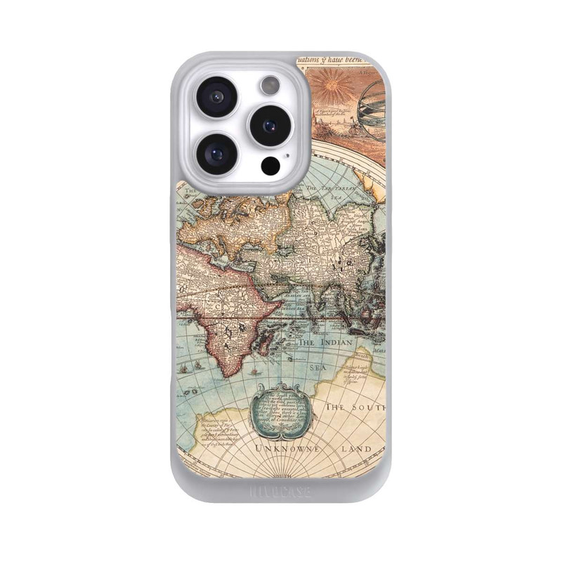 iPhone 16 Pro NIVOpure Carte du Monde Ancienne