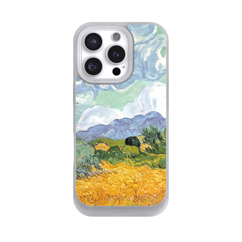 iPhone 16 Pro NIVOpure Weizenfeld mit Zypressen