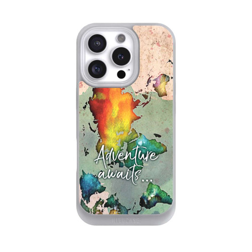 Apple iPhone 16 Pro NIVOpure Worldmap Colourful