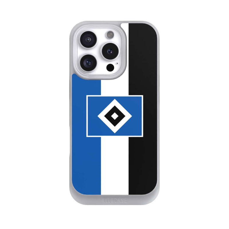 iPhone 16 Pro NIVOpure HSV Streifen - Blau-Weiß-Schwarz