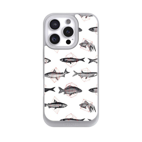 Apple iPhone 16 Pro NIVOpure Fische in Geometrie