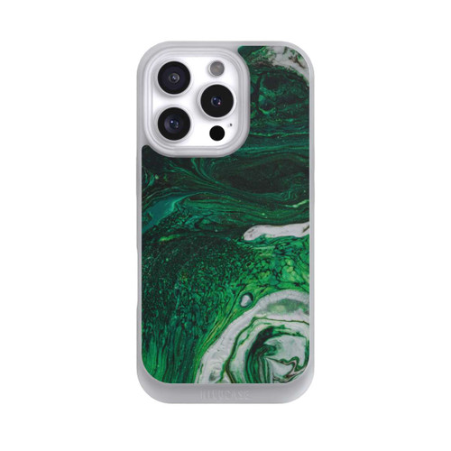 Apple iPhone 16 Pro NIVOpure Green oil texture