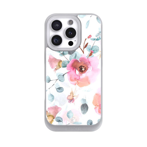 Apple iPhone 16 Pro NIVOpure Aquarell Blumentapete